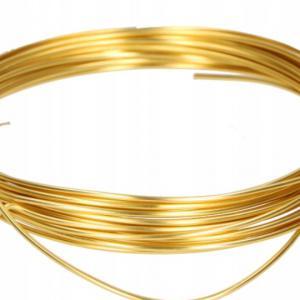 Drót aluminium 5m arany 1,5 mm