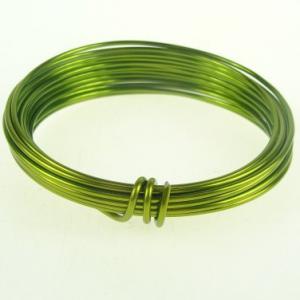 Drót aluminium 5m olivazöld