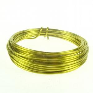 Drót aluminium 5m sárga