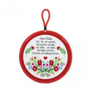 Edényalátét Házi áldás Kalocsai 17x19cm