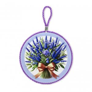 Edényalátét Levendulacsokor 17x19cm