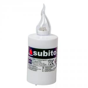 Elektromos mécses betét SUBITO fehér M11cm