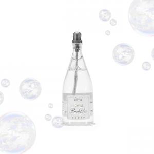 Esküvői buborékfujó elegáns pezsgős üveg