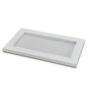 Fa keret fehér 25*15cm 1,3 cm magas