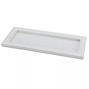 Fa keret fehér 35*15cm 1,3 cm magas