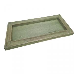 Fa keret zöld 35*15cm 1,3 cm magas