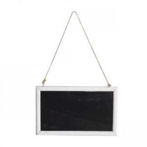 Fa memótábla akasztós fekete 18x11cm