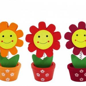 Facsipeszes virág mosolygós 10,5cm 3féle