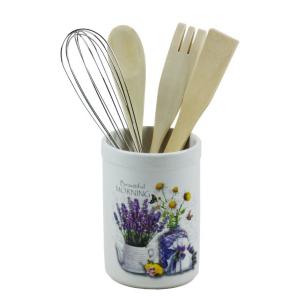 Fakanáltartó szett levendulás 5 részes