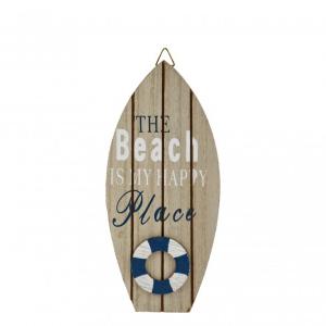 Falidísz Szörfdeszka Beach Natúr 8,5x19 cm