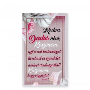 Fatábla Kedves Dadus néni... 16x26cm