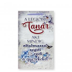 Fatábla Legjobb Tanár 16x26cm MT88