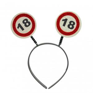 Fejdísz 18 évszámos 22cm