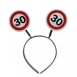 Fejdísz 30 évszámos 22cm