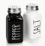 Fekete-fehér só és borsszoró