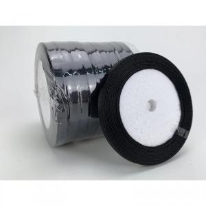 Fekete szatén szalag 6mm 10 tekercs