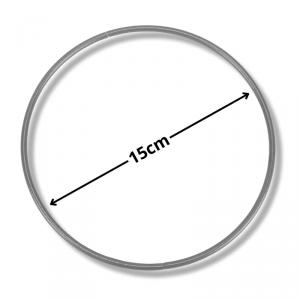 Fém karika ezüst 15cm