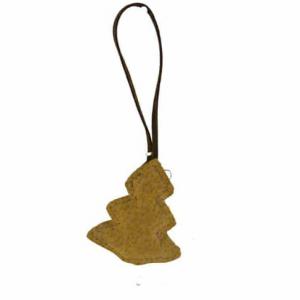 Fenyő bőr 6*1*7cm akasztós natúr