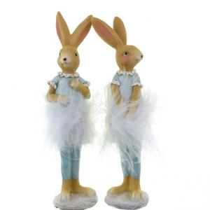 Figura balettnyuszi poly 4*4.5*15cm 2féle kék