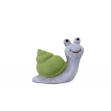 Figura csiga kerámia 5.5*3*5.5cm zöld