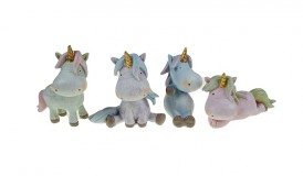 Figura egyszarvú poly 8cm 4 féle