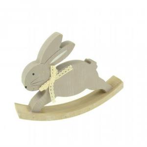 Figura fa hintanyúl 17*3*12,5cm masnival szürke