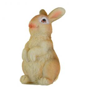 Figura nyúl poly 9,1cm barna