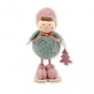 Fiú/lány figura plüss bevonattal 20cm 630315 2f