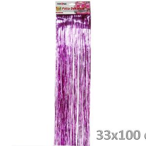 Fólia dekoráció rojt rózsaszín 13x100cm