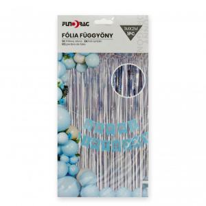 Fólia függöny ezüst 1x2m