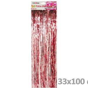 Fólis dekoráció rojt rosegold 13x100cm