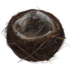 Fonott inda tál barna 20x11cm