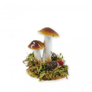 Gomba + süni figura 8cm