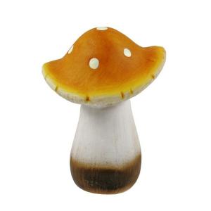 Gomba 16cm narancssárga pöttyös