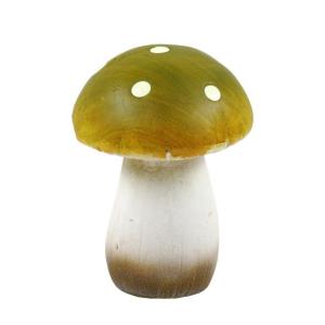 Gomba 16cm sárga pöttyös