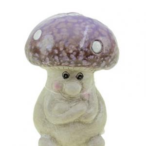 Gomba kerámia 8*6cm lila