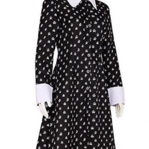 Gótikus lány jelmez, mintás, M-es