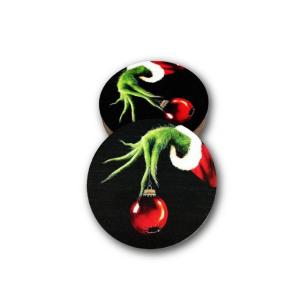 Grincskéz fa dekortábla – 70-es kör 7×7 cm