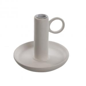 Gyertyatartó szálas gyertyához fehér fülel