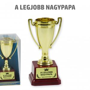 Győztes kupa Legjobb Nagypapa 14cm