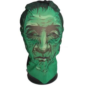 Halloween harisnya álarc, zöld zombi