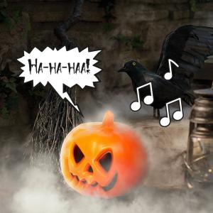 Halloween-i töklámpás - LED-del hangeffekttel