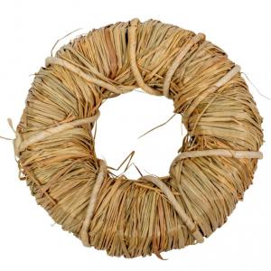 Háncs koszorú natúr D25x7cm