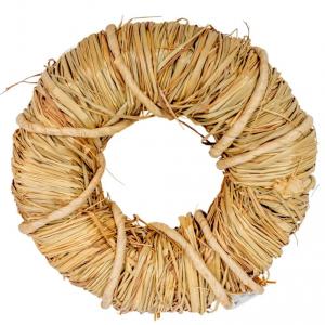 Háncs koszorú natúr D30x8cm