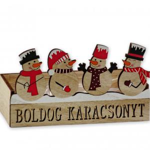 Hóemberes dobozka Boldog Karácsonyt 17,5x10cm 581619