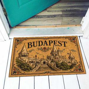 Hungary Lábtörlő - Budapest Halászbástya lábtörlő 40×60 cm – Vintage Hungary ajándék