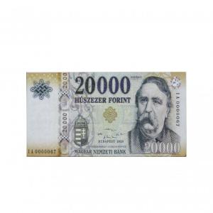 Hűtőmágnes 20000 forint 7x13,5cm