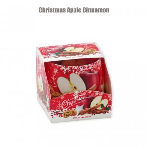 Illatgyertya pohárban Christmas Apple Cinnamon 100g 8043