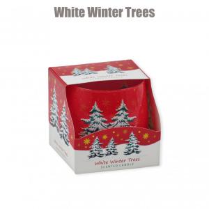 Illatgyertya pohárban White Winter Trees 100g