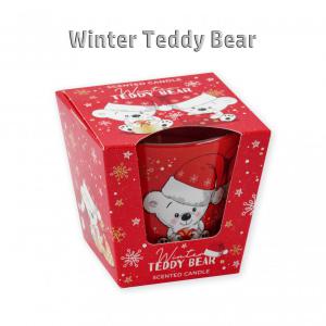 Illatgyertya pohárban Winter Teddy Bear 115g